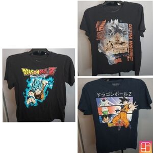 Bundle Of Dragon Ball Z T-Shirts 3 Shirts